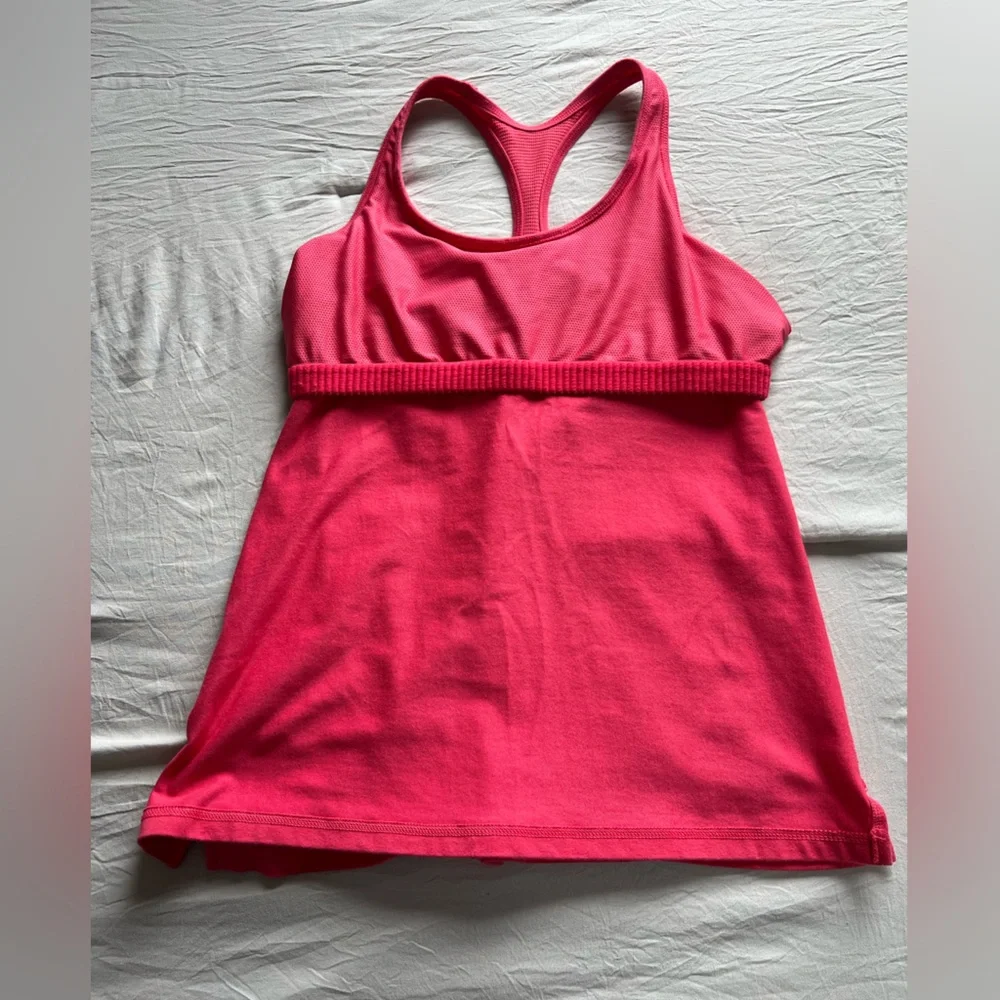 Nike Dri Fit Racerback Athletic Tank Top Built In Bra Womens Size‎ Large